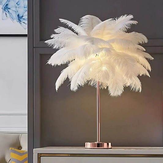 Sfeervolle Veer Palmboom Lamp - LumaPalm
