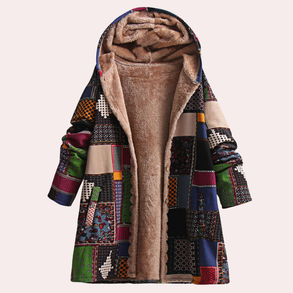 Warme Damesjas met Capuchon - Amara