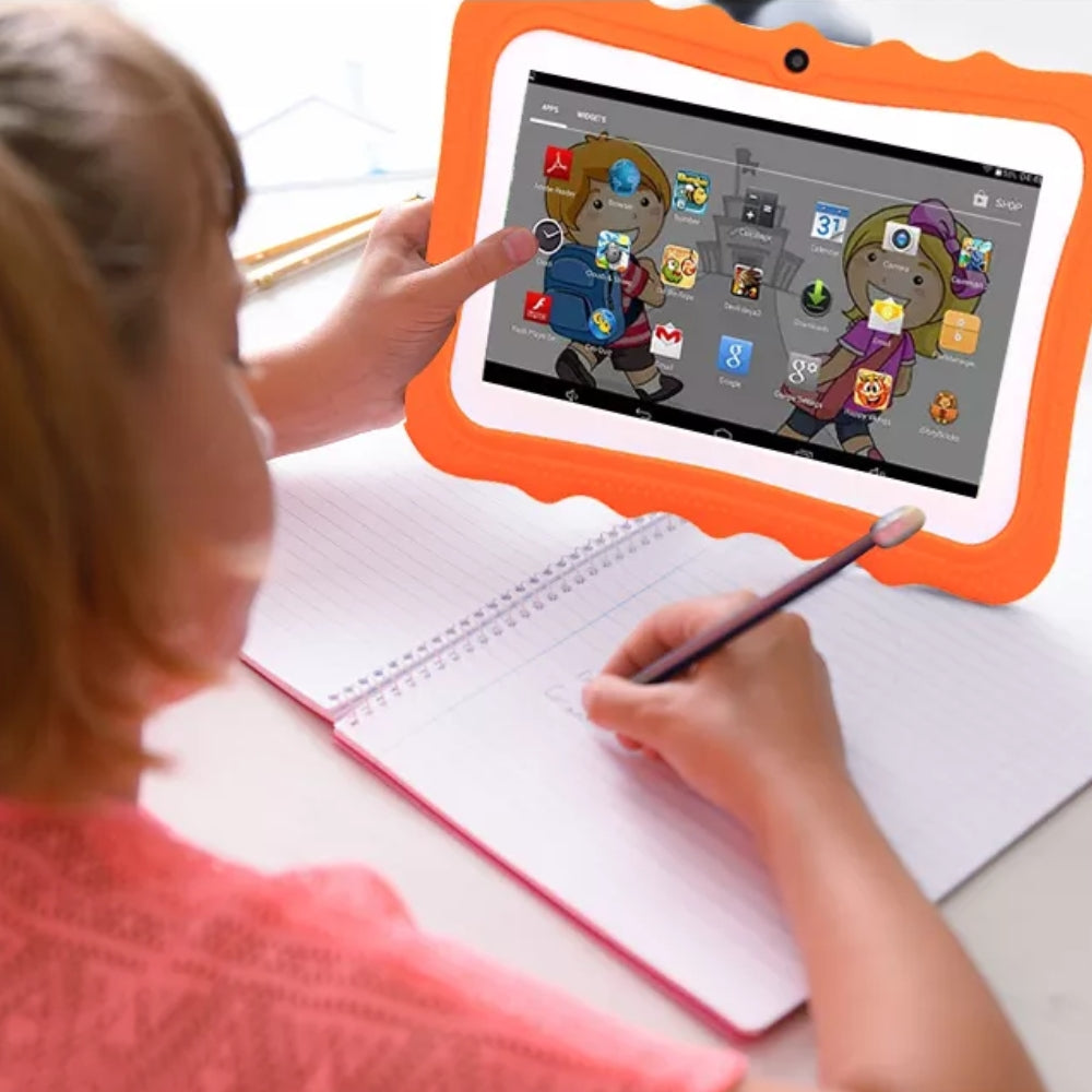 Kindertablet met 7-inchdisplay, stootbescherming en ouderlijk toezicht – LernTab Junior