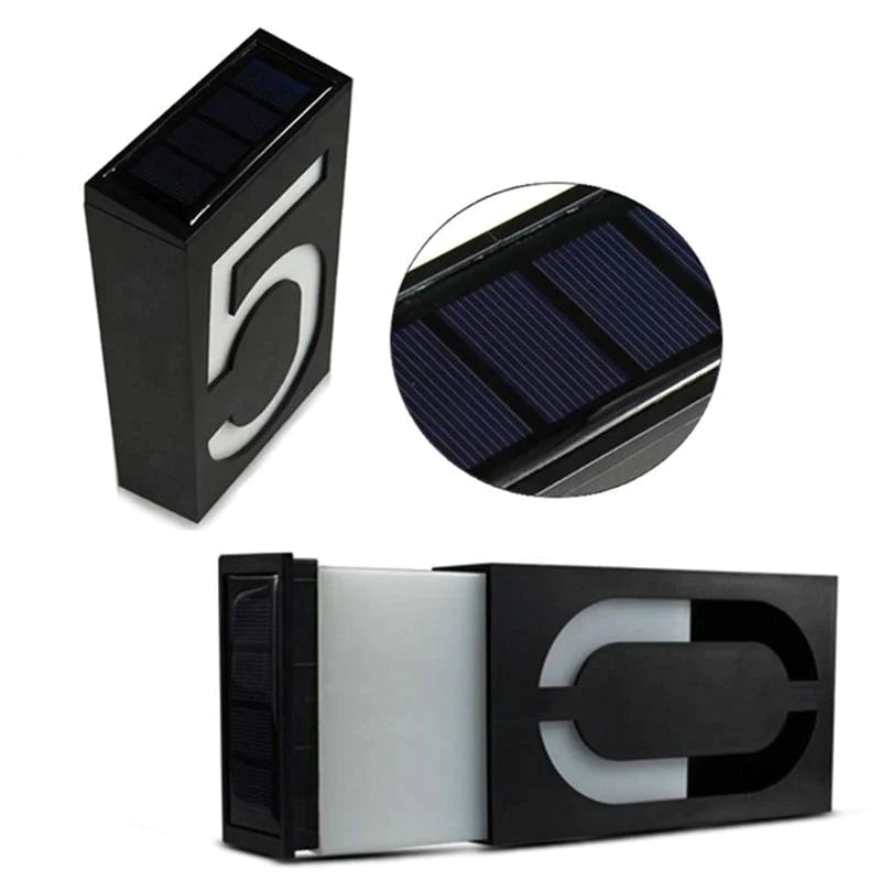 Verlicht Huisnummer op Zonne-energie - SolarSign