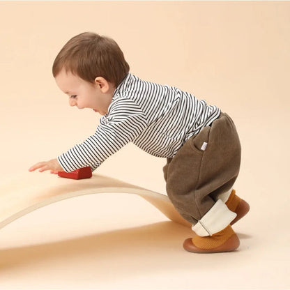 Herfstige antislip peutersokken met rubberen zool – 1 kopen, 1 gratis actie