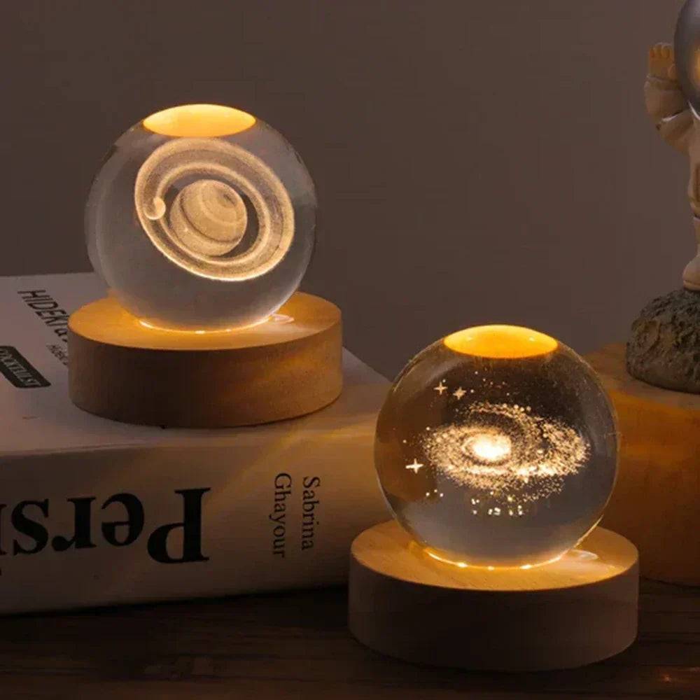 3D Gegraveerde Kristallen Bol - Celestia
