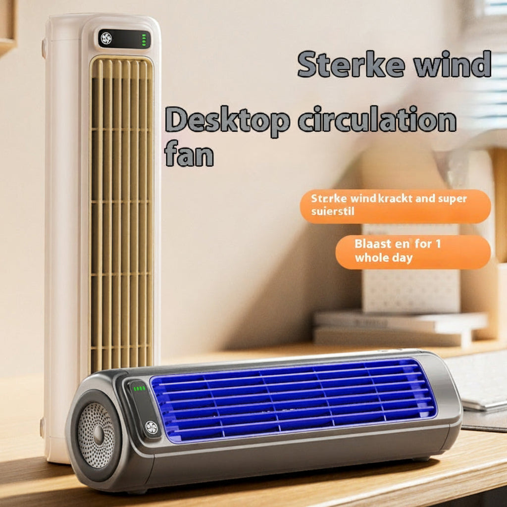 Draagbare mini-luchtkoeler met USB-oplaadfunctie voor de slaapkamer en het kantoor