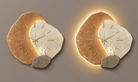 Minimalistische Wandklok in Scandinavisch Design - NordiqTime