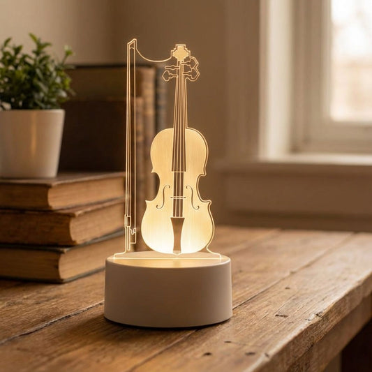 3D-illusie-tafellamp – Auricello