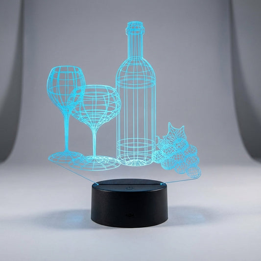 3D-illusie-tafellamp – NoirGlow