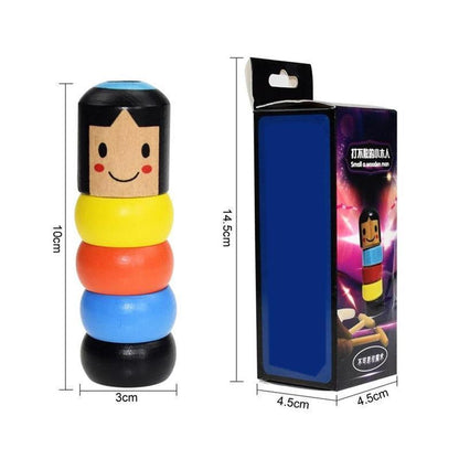 Flexibele houten acrobaat – Bevordert behendigheid & creatief denken (1+1 gratis)