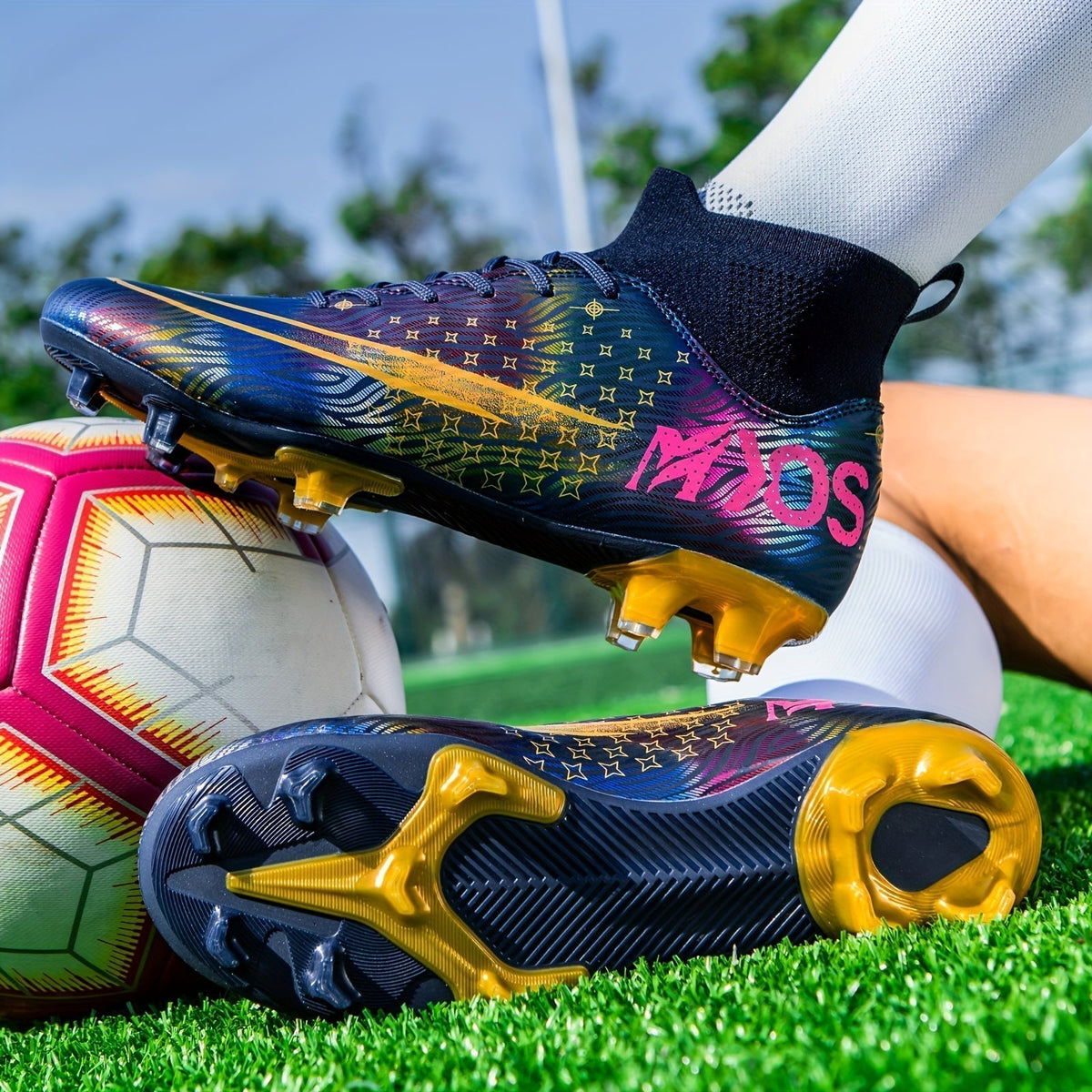 Heren Voetbalschoenen met Grip & Hoog Enkelontwerp – Dario
