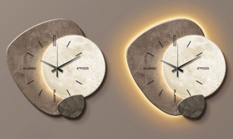 Minimalistische Wandklok in Scandinavisch Design - NordiqTime