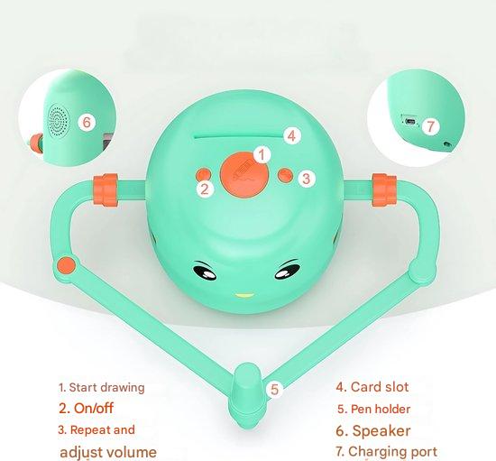 Tekenrobot met leerkaarten – creatief leren tekenen voor kinderen