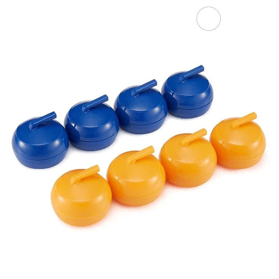 Mini-tafelcurlingspel voor thuis met glijstenen en magneetstangen