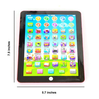 Interactief leertablet voor peuters met geluid, kleuren & quizfunctie – 7,5 inch