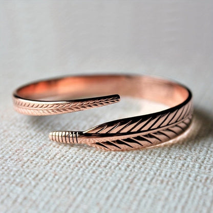 Retro Armband met Bladmotief Elegant