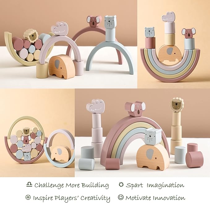 Montessori Houten Speelset – Buildoro