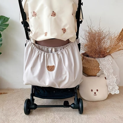 Kinderwagen-organizer met grote tas – praktische opbergruimte voor onderweg