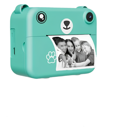Instantcamera voor kinderen met 1080p-video, printfunctie & accessoires