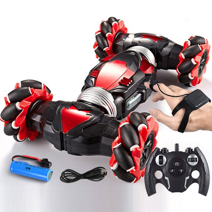 Op afstand bestuurbare stuntauto met sensor voor handbewegingen – 360°-actie en gebarenbesturing