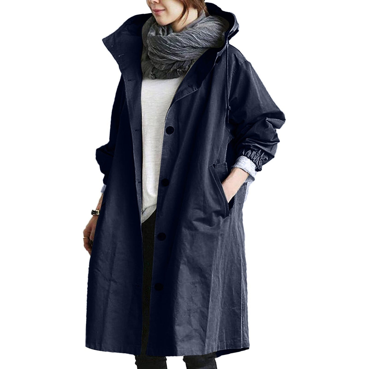 Trendy Lange Regenjas voor Dames - Elise
