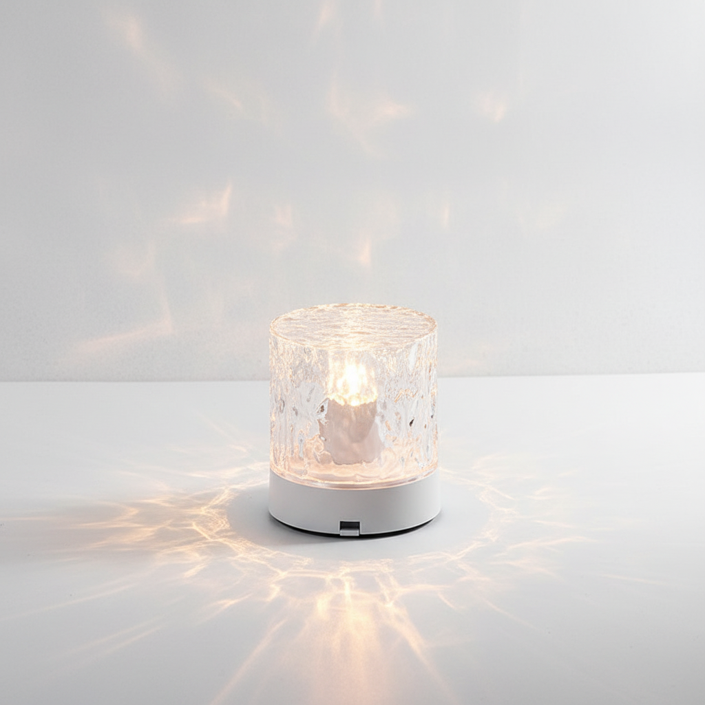 Acrylglaslamp met watereffect - AuraRipple