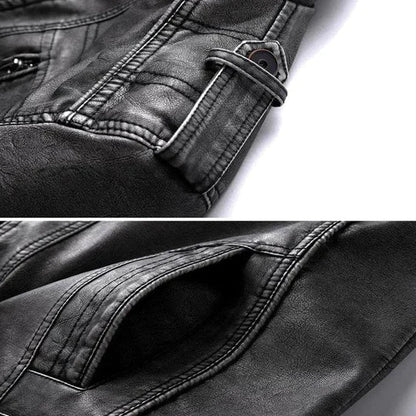 Avan - Stoer Leren Jacket voor Heren