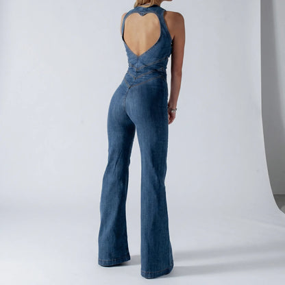 Nauwsluitende mouwloze jumpsuit - Kristin