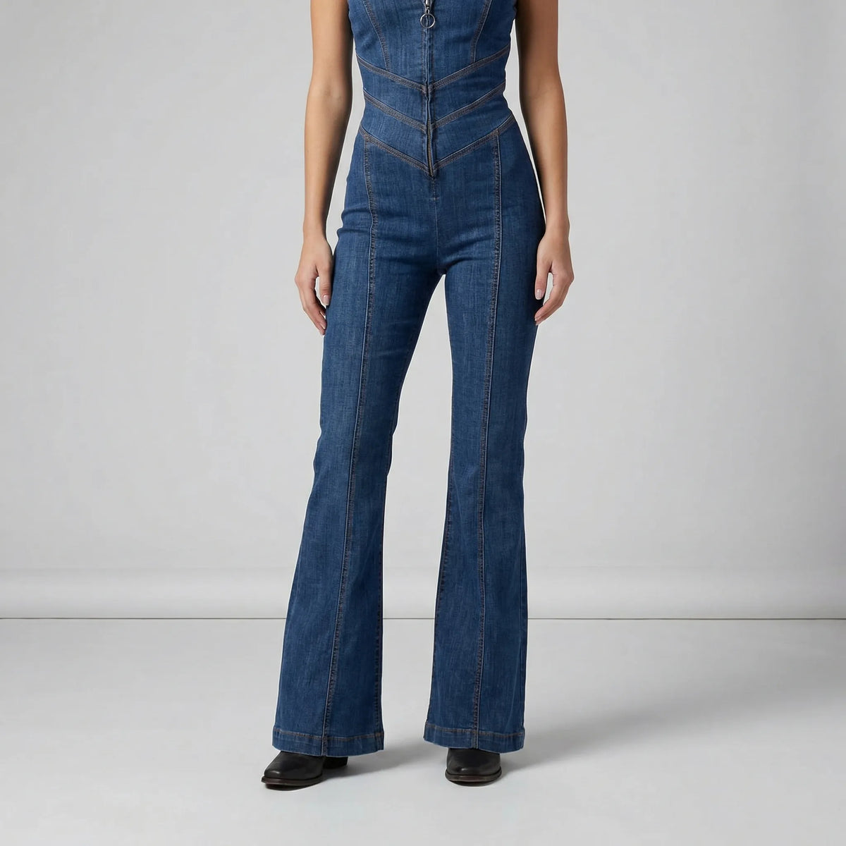 Nauwsluitende mouwloze jumpsuit - Kristin