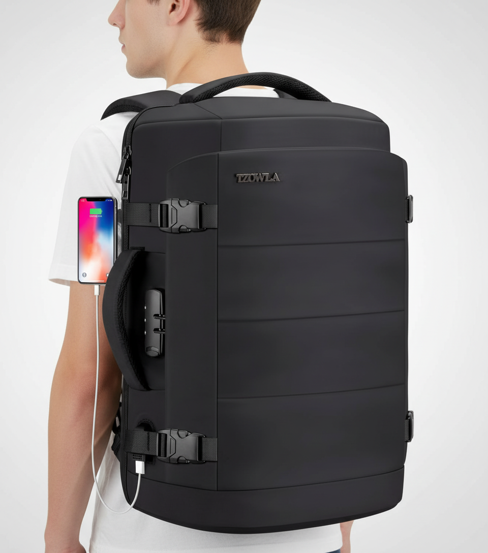 Anti-diefstalrugzak met USB - TravPack