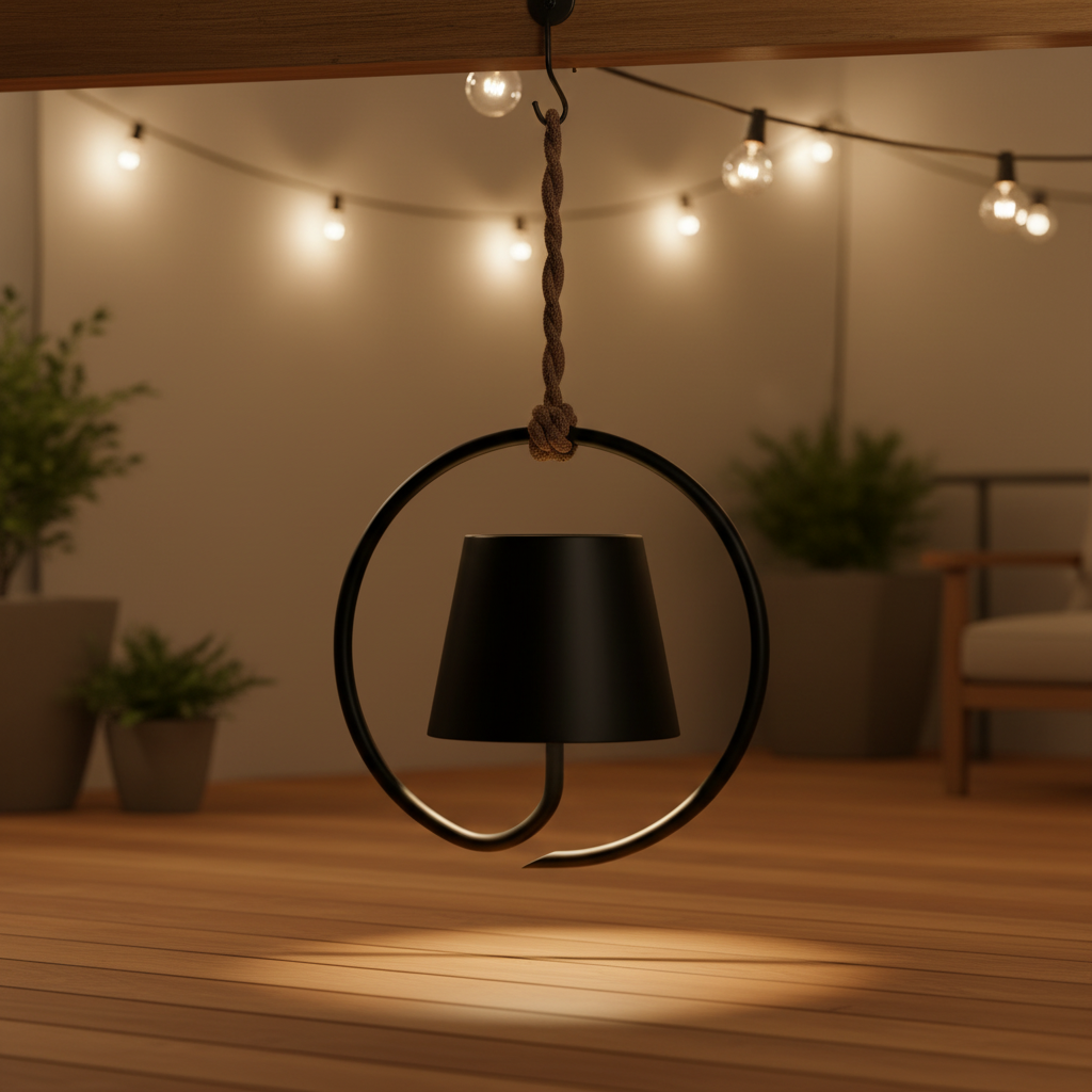 Oplaadbare LED-hanglamp - LumiHalo