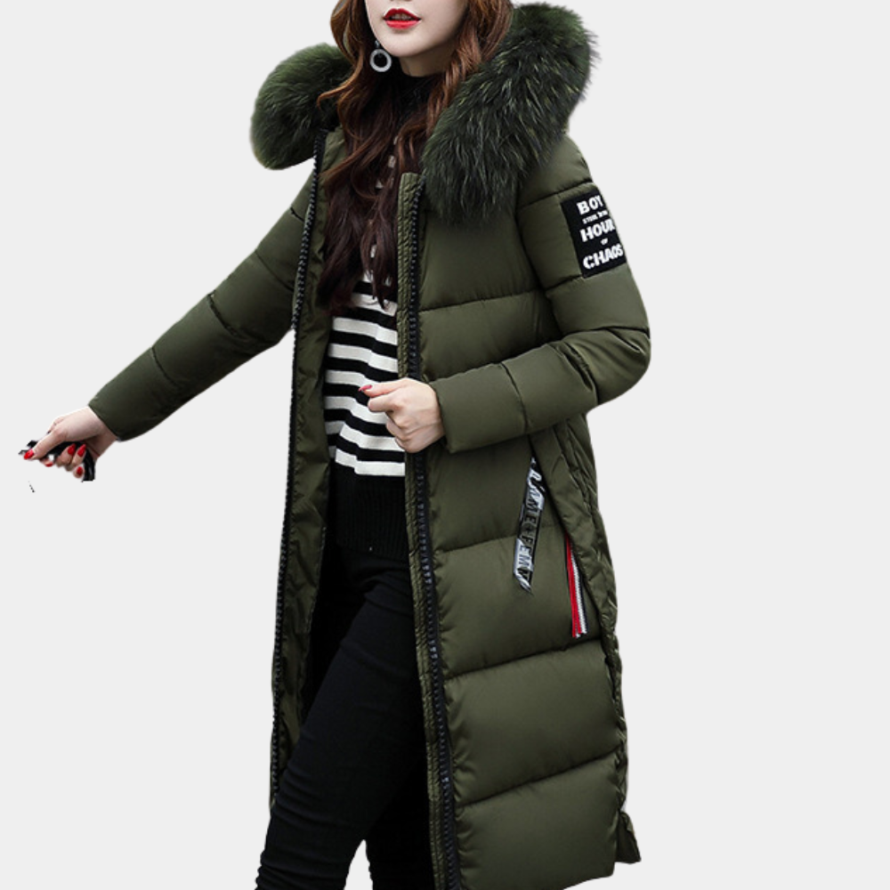 Warme Dames Pufferjas met Capuchon - Livia