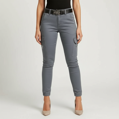 Cargo-Jeans Met Elastische Band - Regina