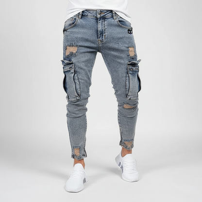 Cargobroek van Denim - Nico