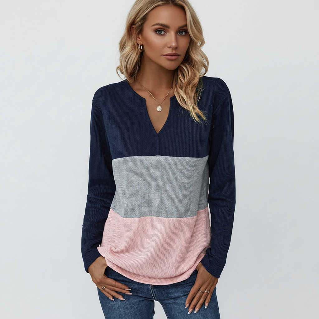 Casual V-hals Trui - Marie