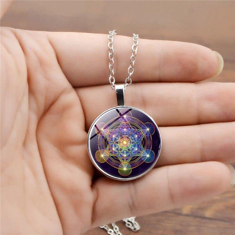 Chakra Hangertje met Metatron’s Kubus - Solantra