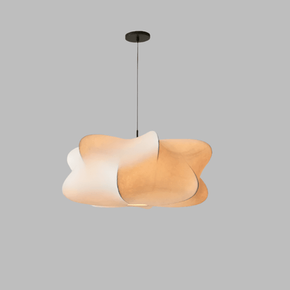 Japanse Zijde Hanglamp in Wabi Sabi Stijl - Sana