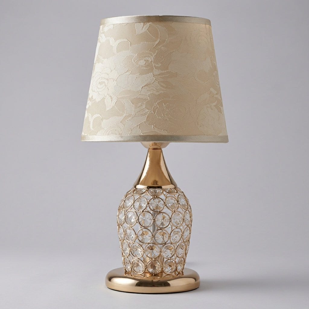 Tafellamp met kristalaccent – Romantique