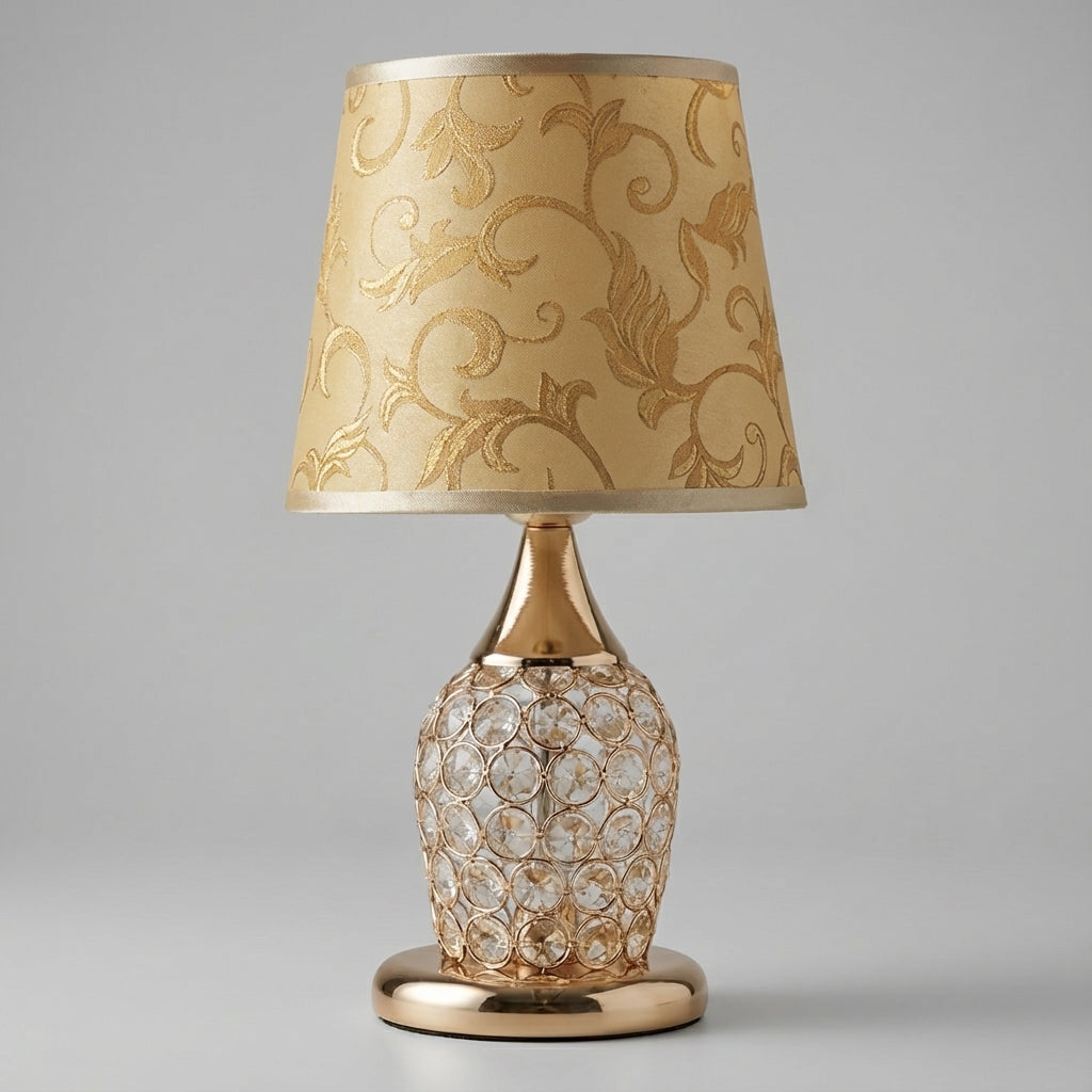 Tafellamp met kristalaccent – Romantique