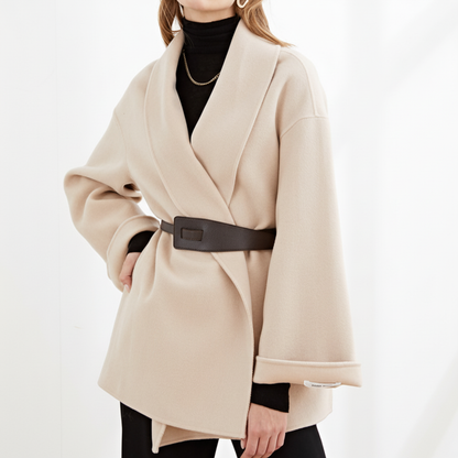 Dames Wolmantel - Leonie