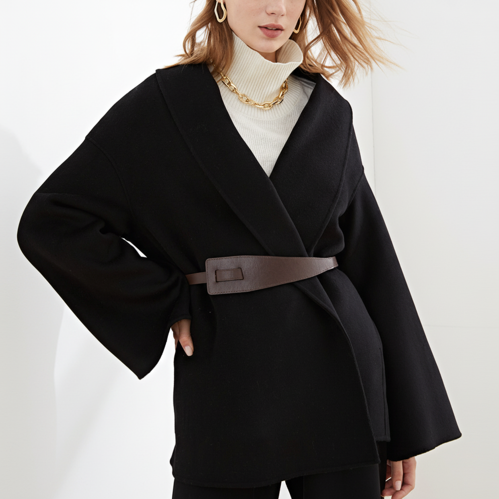 Dames Wolmantel - Leonie