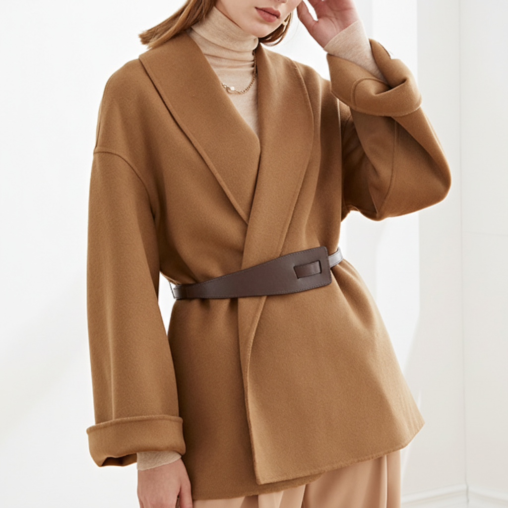 Dames Wolmantel - Leonie