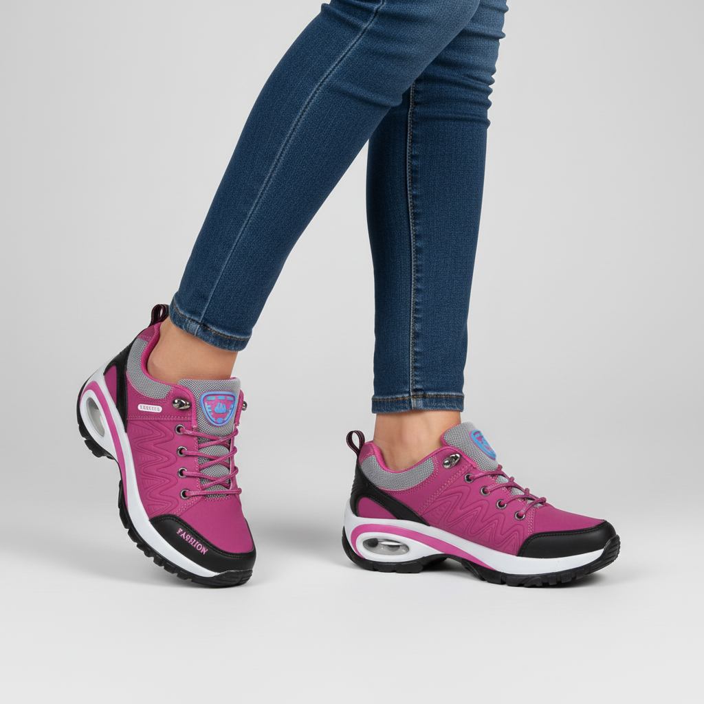 Dames Orthopedische Wandelschoen - Heather