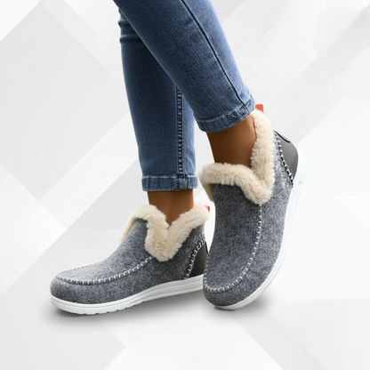 Damescomfortschoenen Met Pluche Voering - ComfyGlide