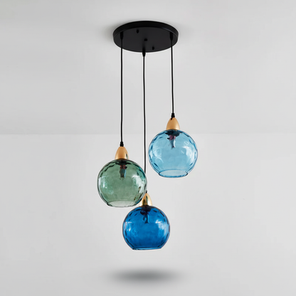 3-lichts clusterlamp - GlassGleam