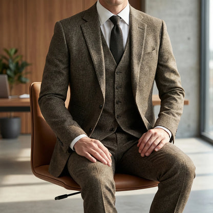 Driedelig slim-fit pak - Ansgar