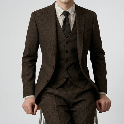 Driedelig slim-fit pak - Ansgar