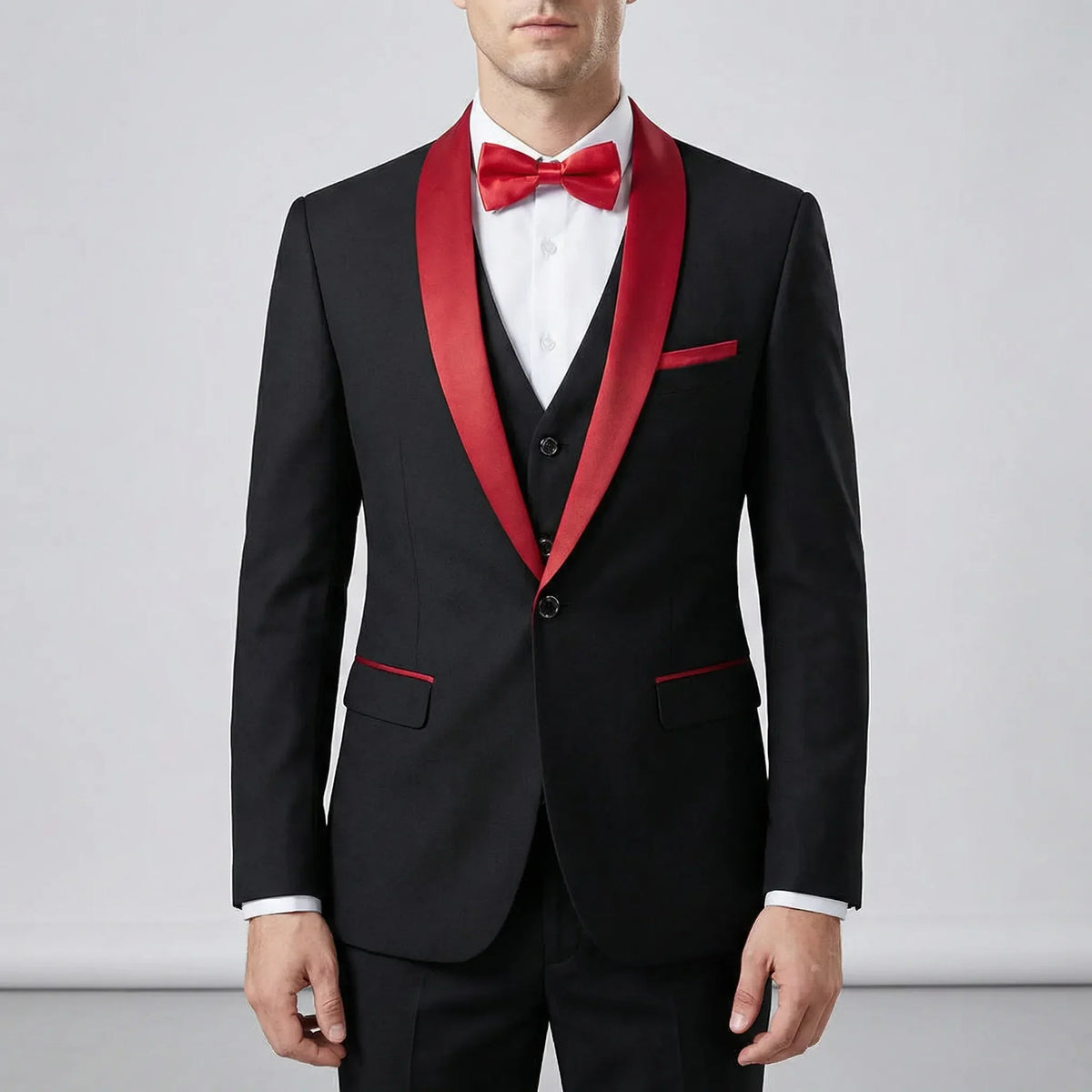 Drie-delig slim-fit pak - Hennes