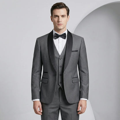 Drie-delig slim-fit pak - Hennes