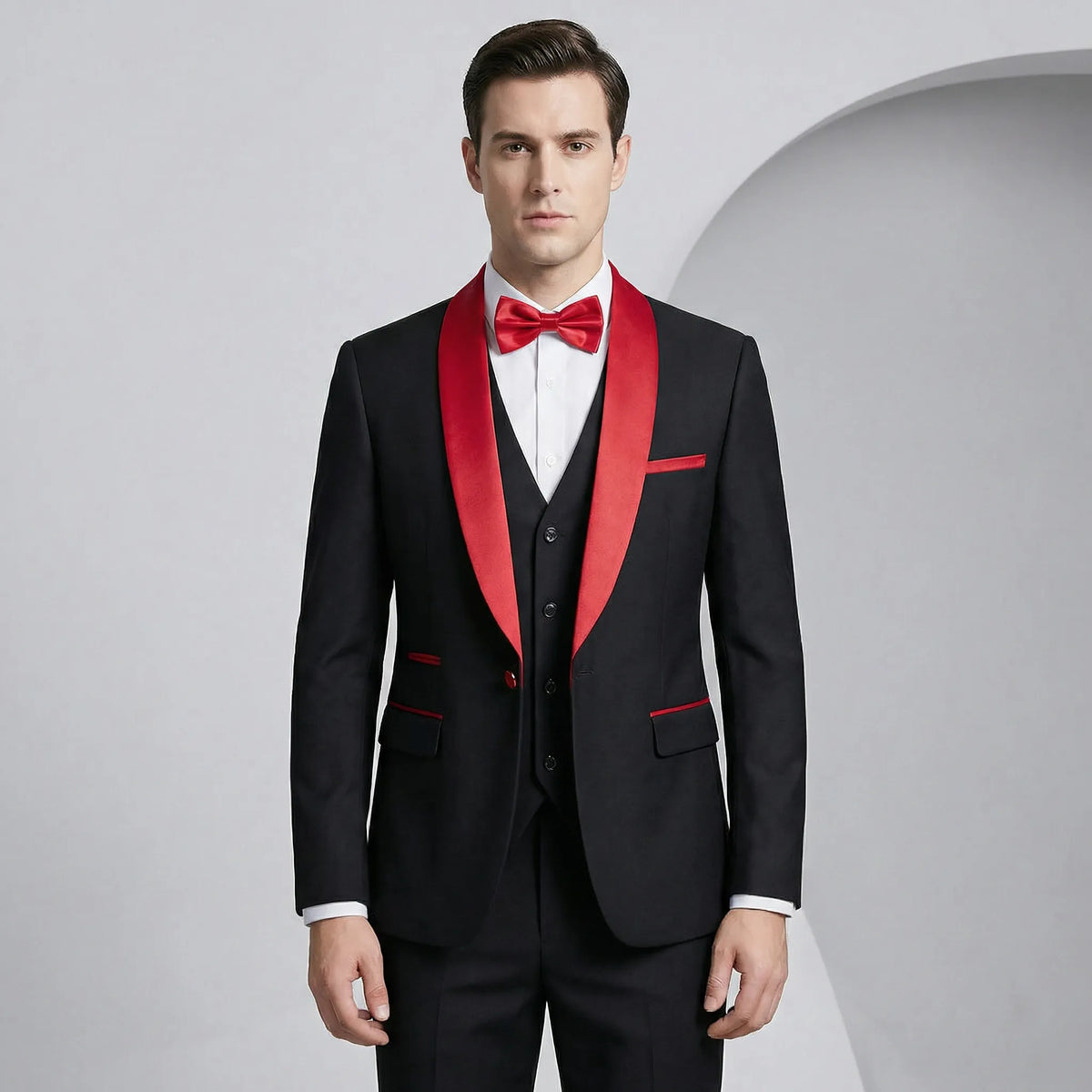 Drie-delig slim-fit pak - Hennes