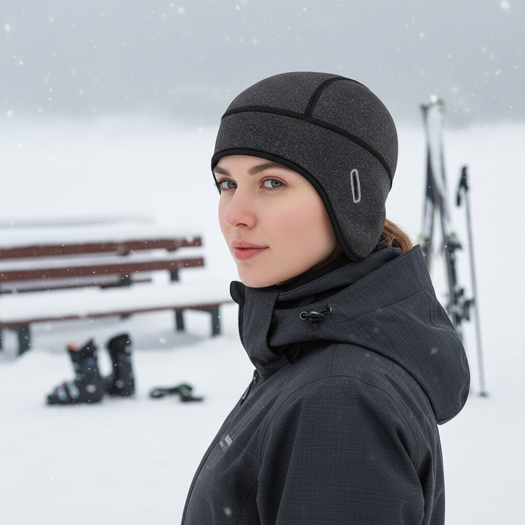 Elastische winterhelm met thermische voering - HelmetCozy