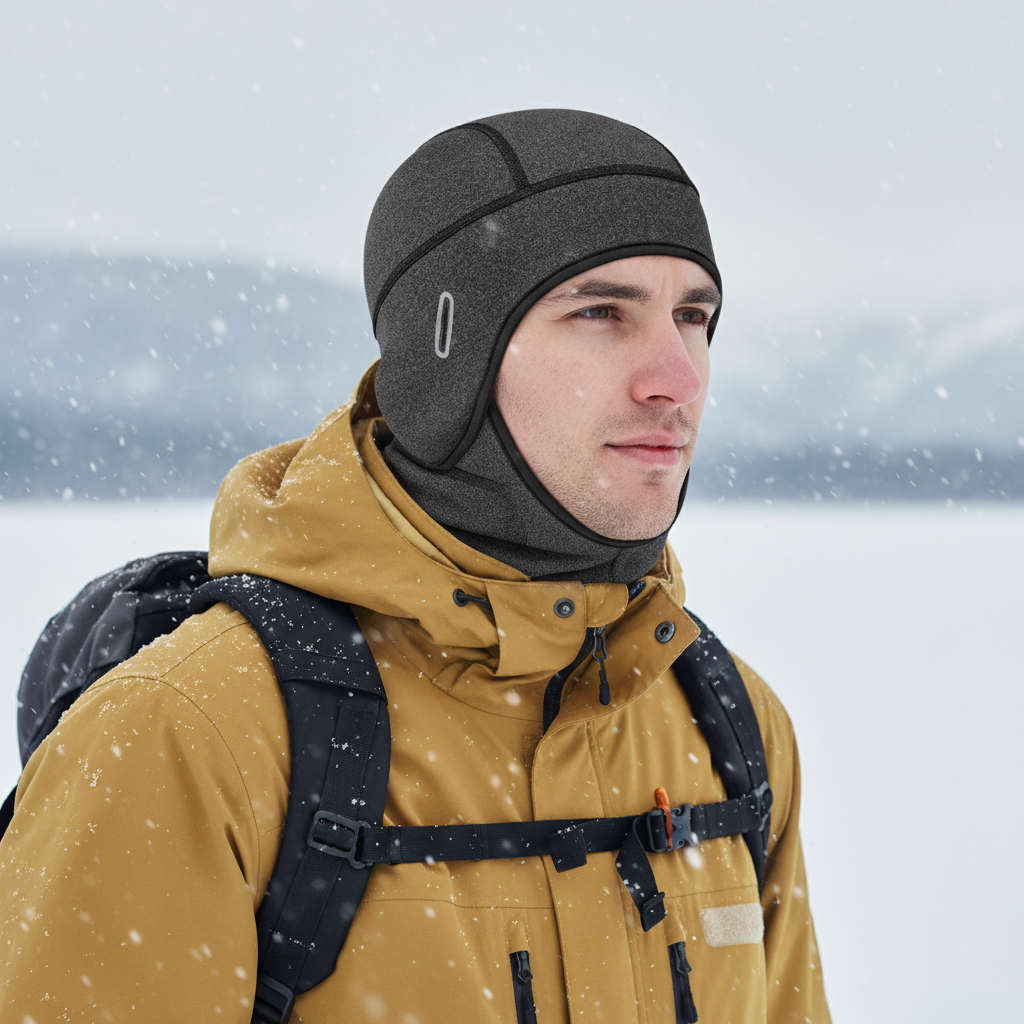 Elastische winterhelm met thermische voering - HelmetCozy