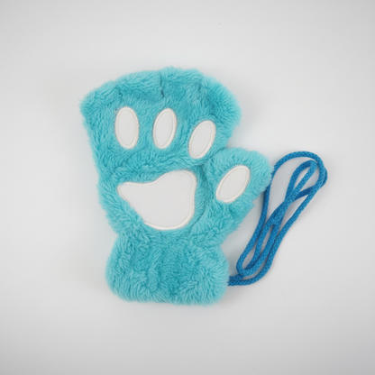 Vingerloze Pluizige Pootwanten - PawFluff